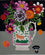 Dahlias in Lustreware Jug