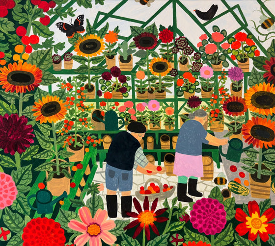 Pottering in the Greenhouse