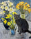 Cat and Daffodils