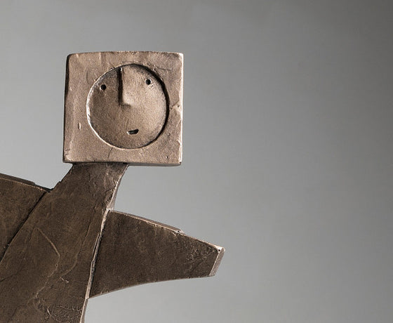 Man with Square Head