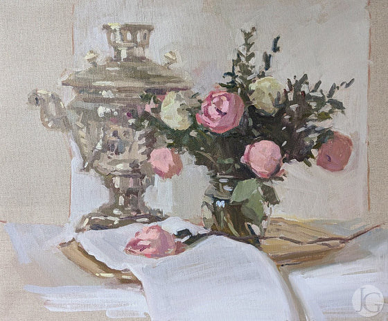 Roses with Samovar