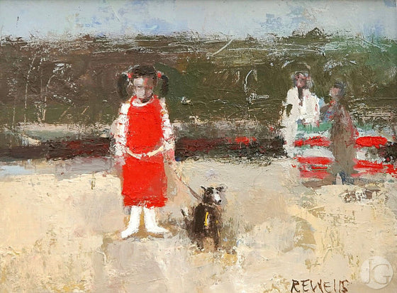 Girl with Dog