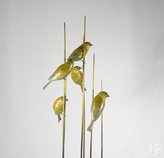 Five Greenfinches