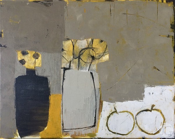 Yellow and Grey Still Life