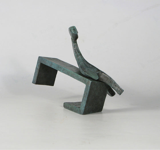 Balancing Man on Bench