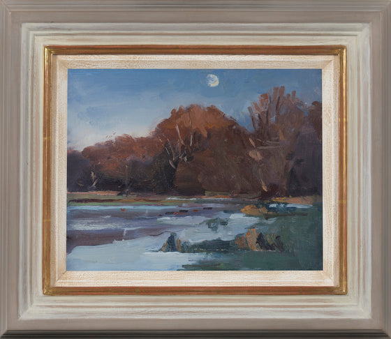 Moonrise and Frozen River