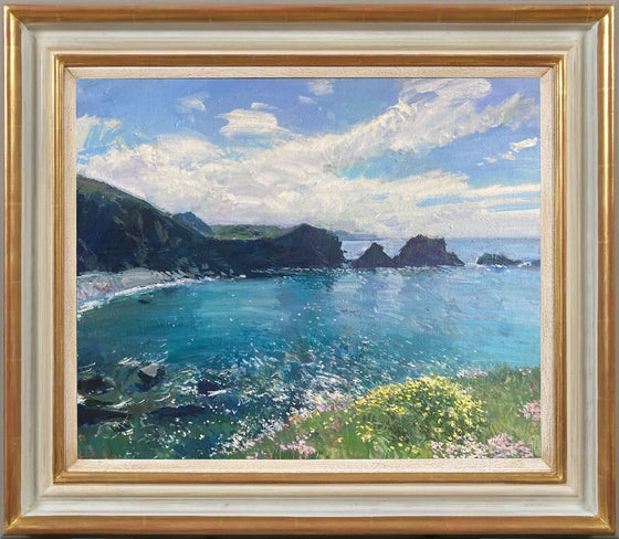 Clifftops with Spring Flowers