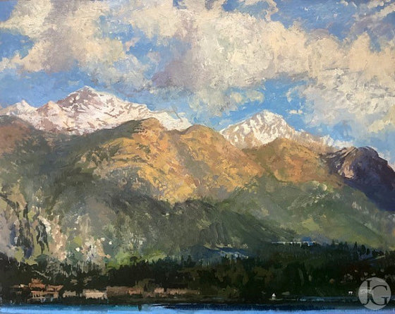 Late Evening Sun on Lake Como, Late April