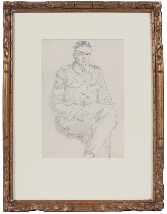 Self Portrait of the Artist - drawing