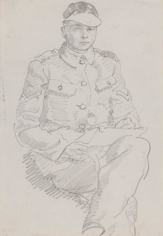 Self Portrait of the Artist - drawing