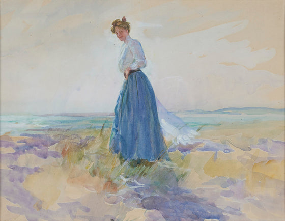 Gertrude, The Artist's Wife, in the Dunes