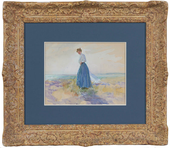 Gertrude, The Artist's Wife, in the Dunes