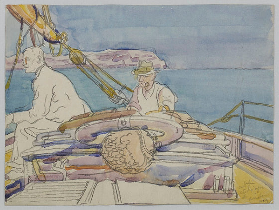 Sailing at Brixham, 1919