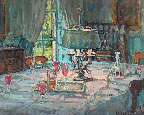 Lamplit Glass