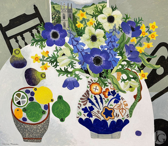Anemones in Serpent Jug