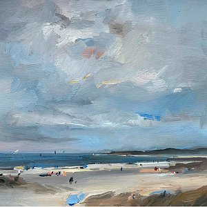 David Atkins exhibiting at The Jerram Gallery, Sherborne, Dorset.  Contemporary British pictures and sculpture